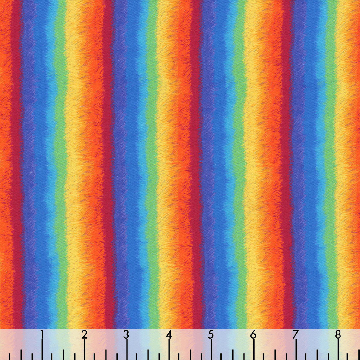 1点物⭕️お安く!◎Custom Rainbow fabric◎NR2b 9.7 Timeless Treasures Fabrics Novelty Fabrics Nick Fur Rainbow